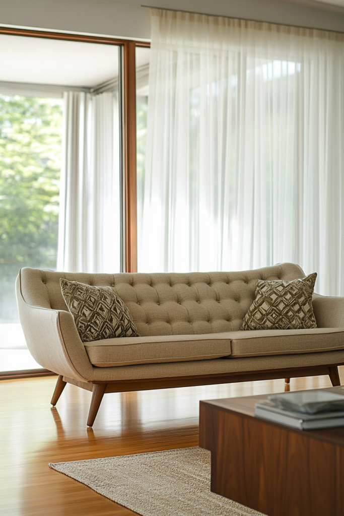 1. Invest in a Classic Midcentury Modern Sofa