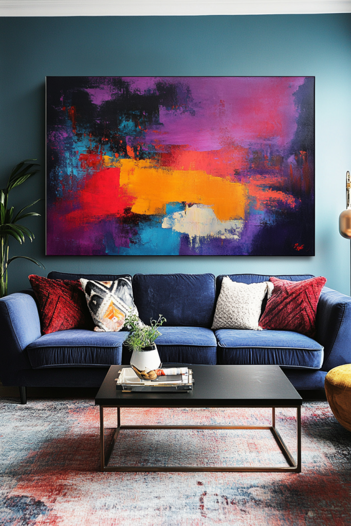 1. Large Statement Art Pieces