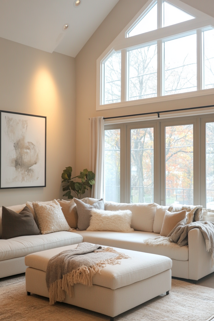 1. Minimalist Yet Cozy Design