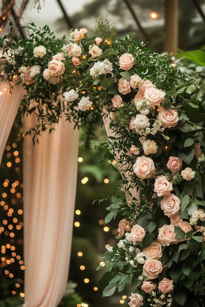 1. Romantic Floral Arch