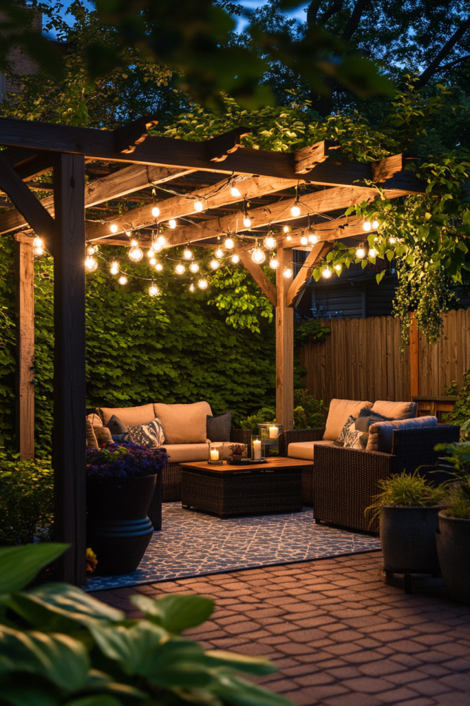 1. String Lights Overhead