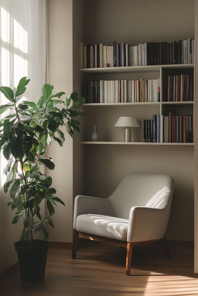 10. A Minimalist Zen Nook