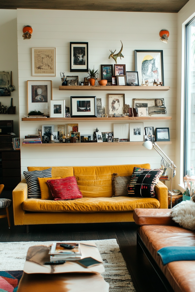 10. Artistic Shelves