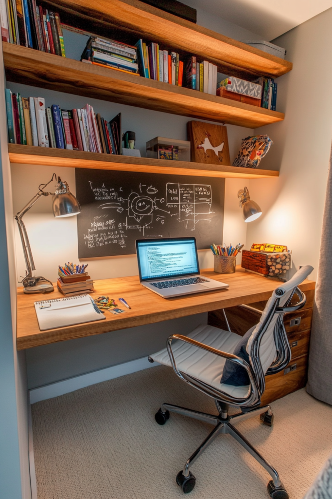 10. Compact Study Nook