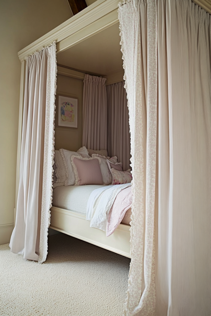 10. Curtains or Canopies for Privacy