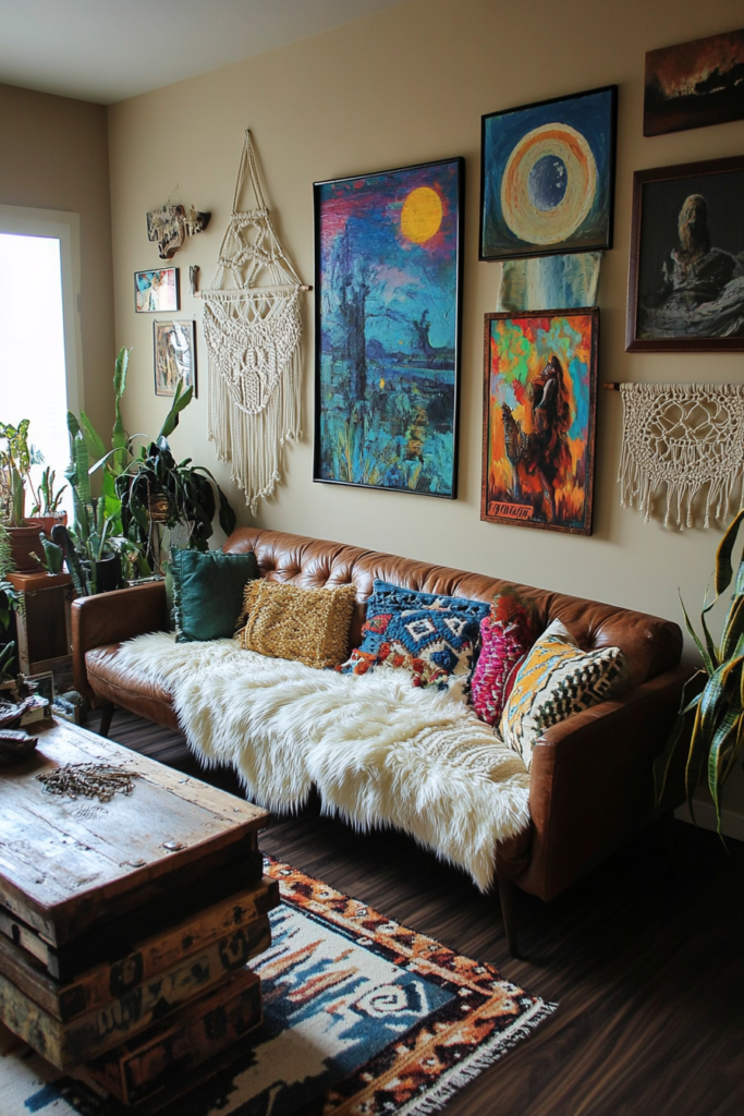 10. Display Eclectic Wall Art