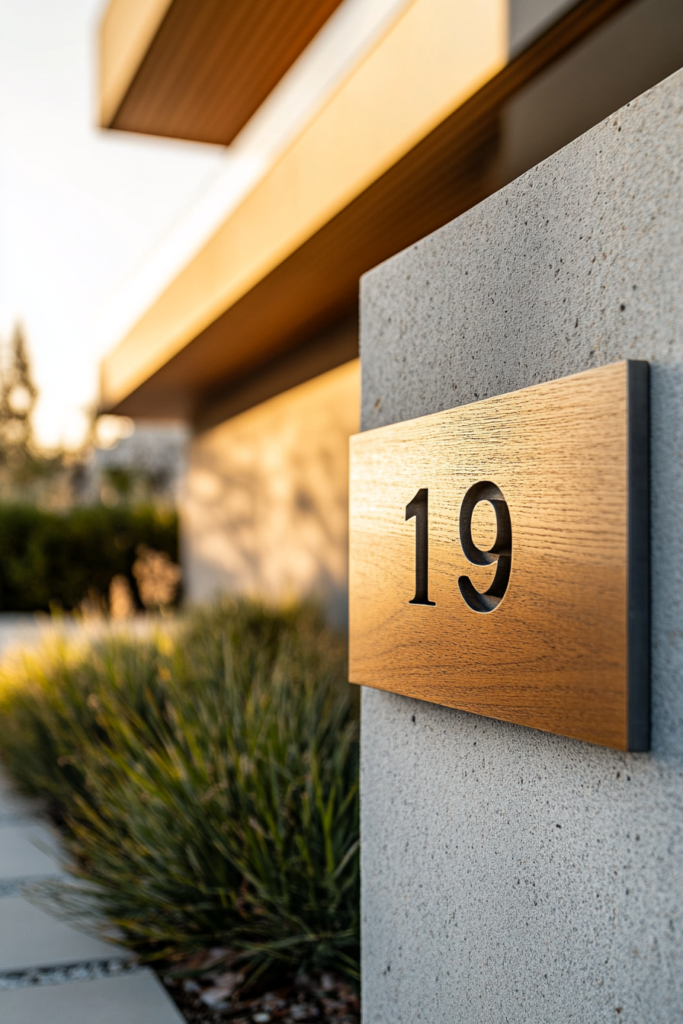 10. Engraved Wood Sign