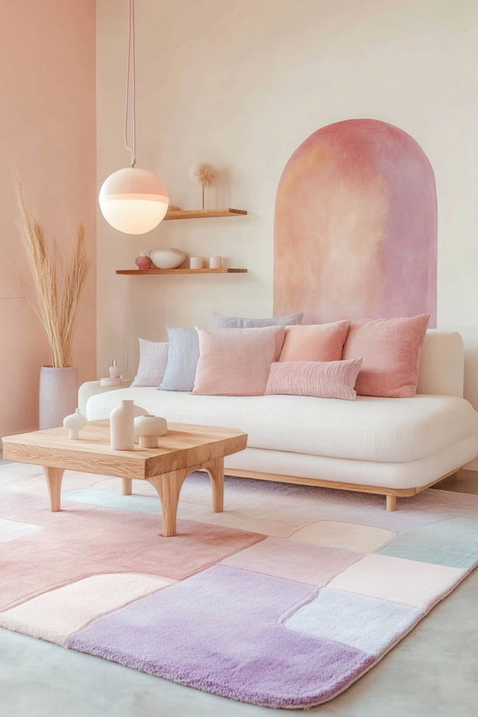 10. Play with Pastel Rugs
