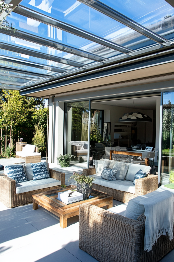 10. Polycarbonate Patio Cover for Durability