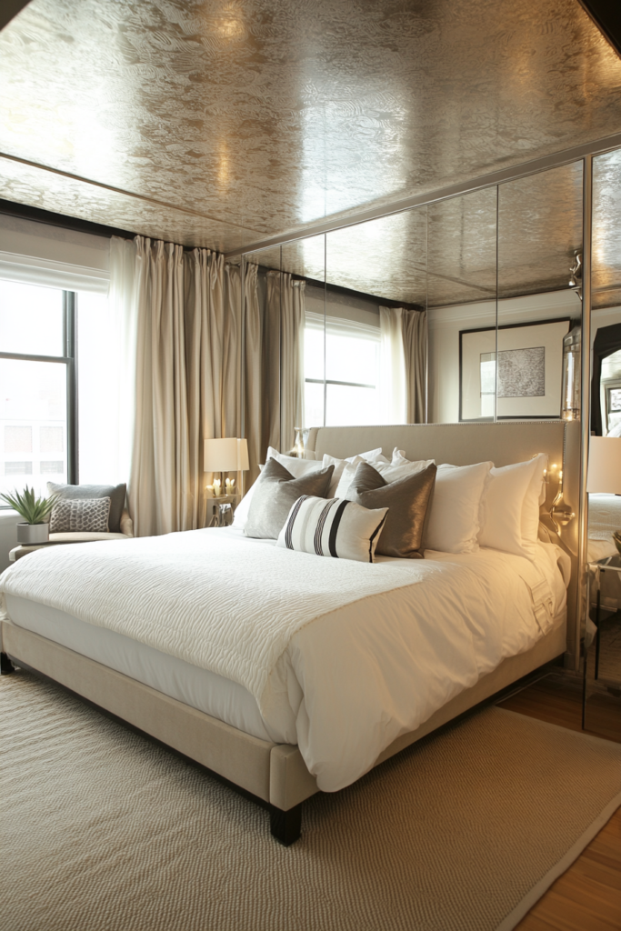 10. Reflective Elements to Brighten and Enlarge