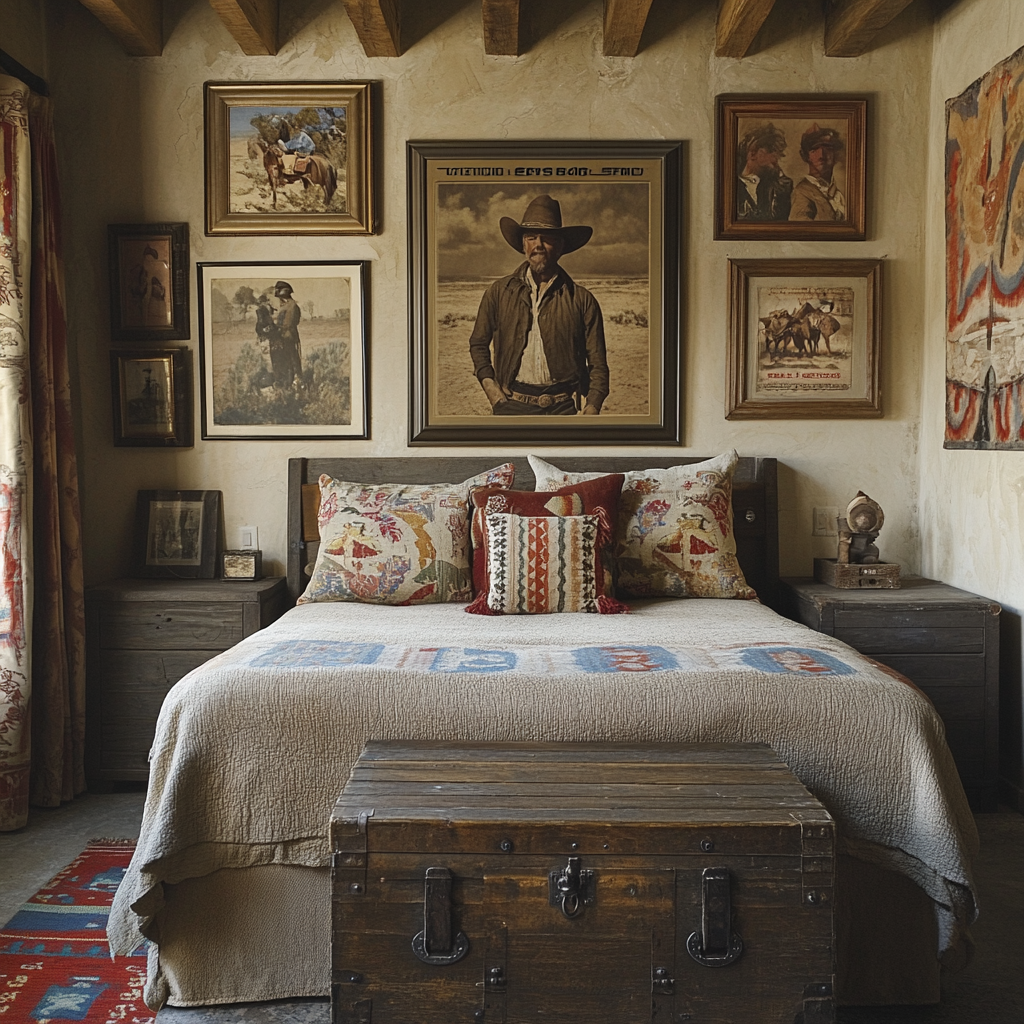 10. Vintage Western Artwork for Character