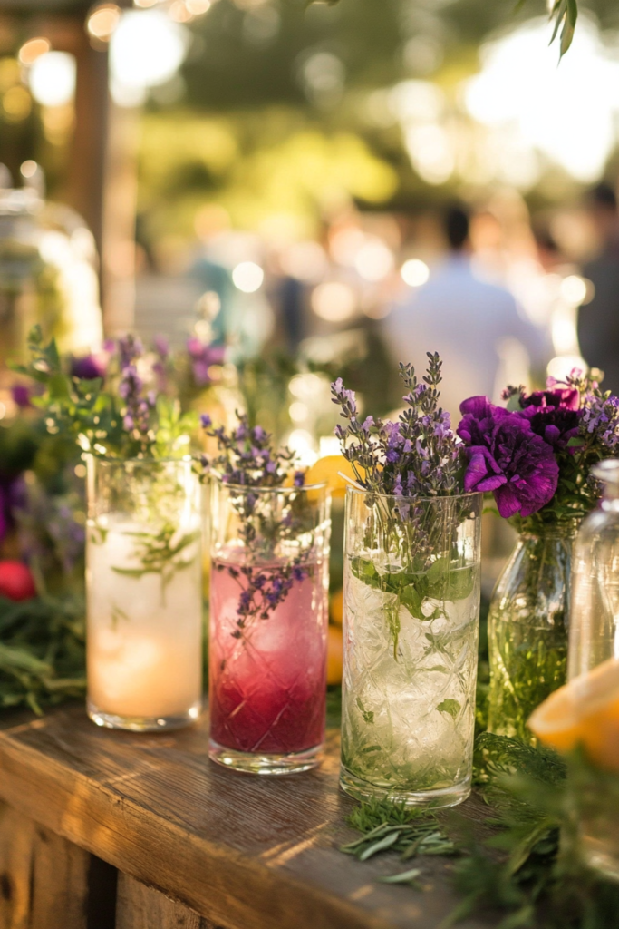 11. Floral-Infused Cocktails