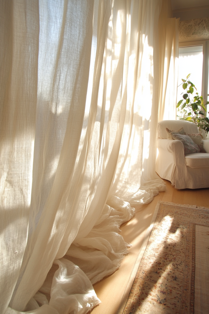 11. Incorporate Soft Curtains