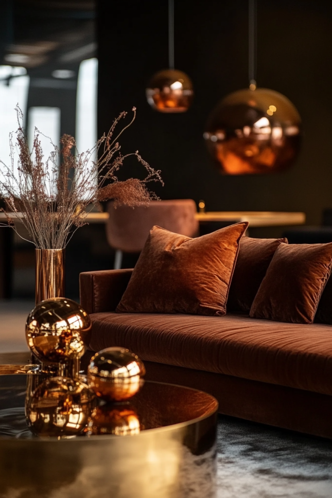 11. Metallic Accents