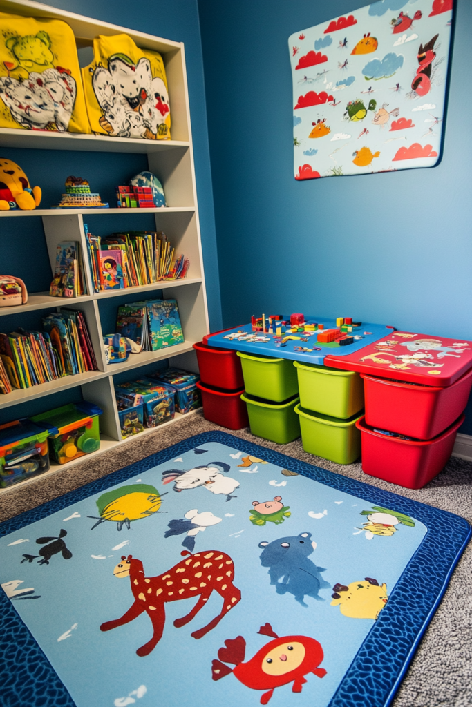 11. Play Corner with Storage