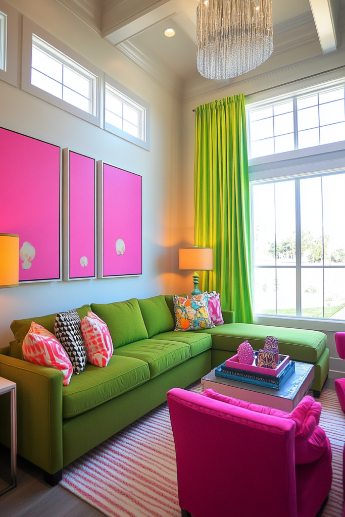 11. Playful and Creative: Green and Brights