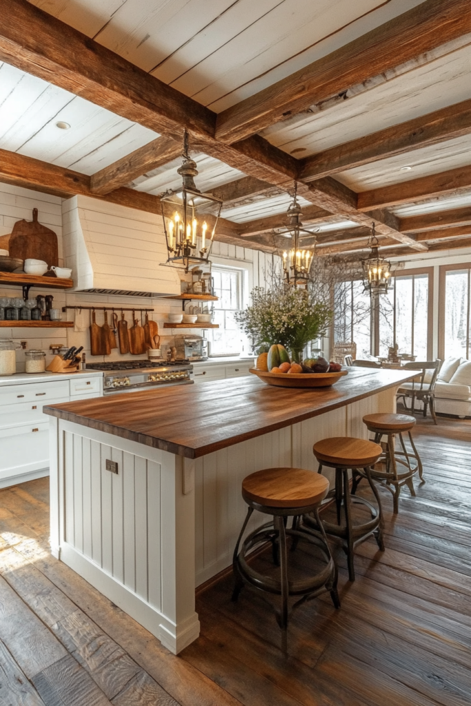 11. Shiplap Trim for a Farmhouse Feel