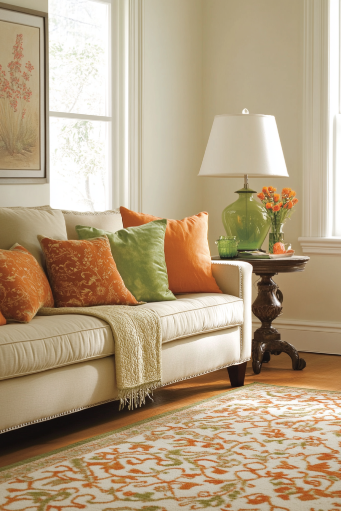 12. Add a Pop of Color with Accessories