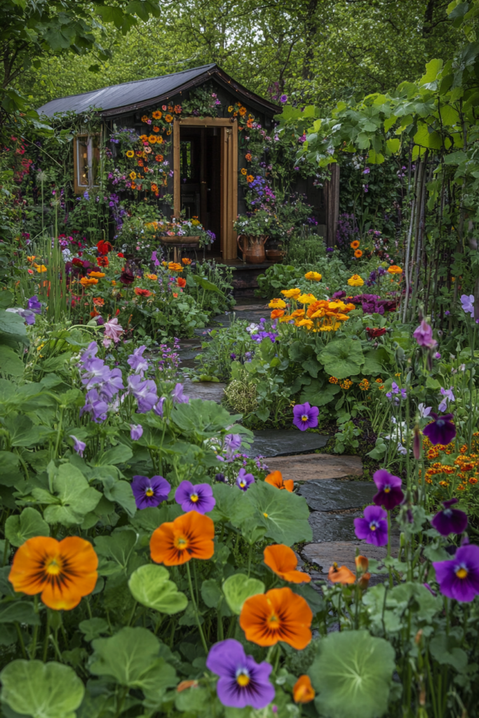 12. Edible Flower Gardens