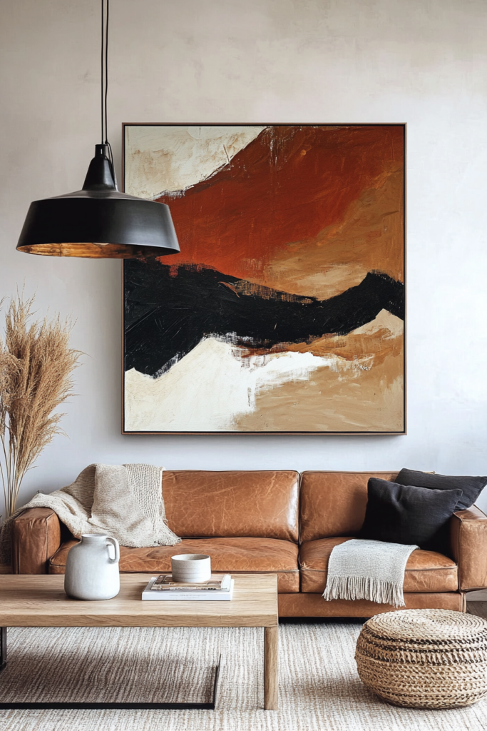 12. Hang a Large, Abstract Statement Piece