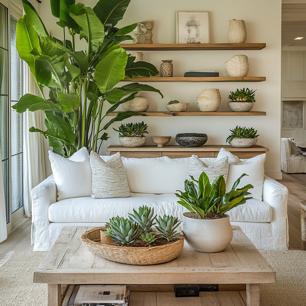 12. Indoor Plants for a Fresh, Natural Feel