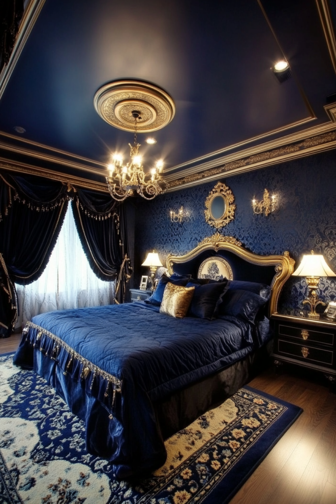 12. Navy and Gold: A Luxe Combination