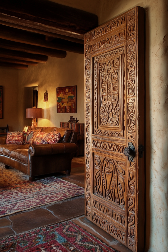 12. Wooden Carved Doors