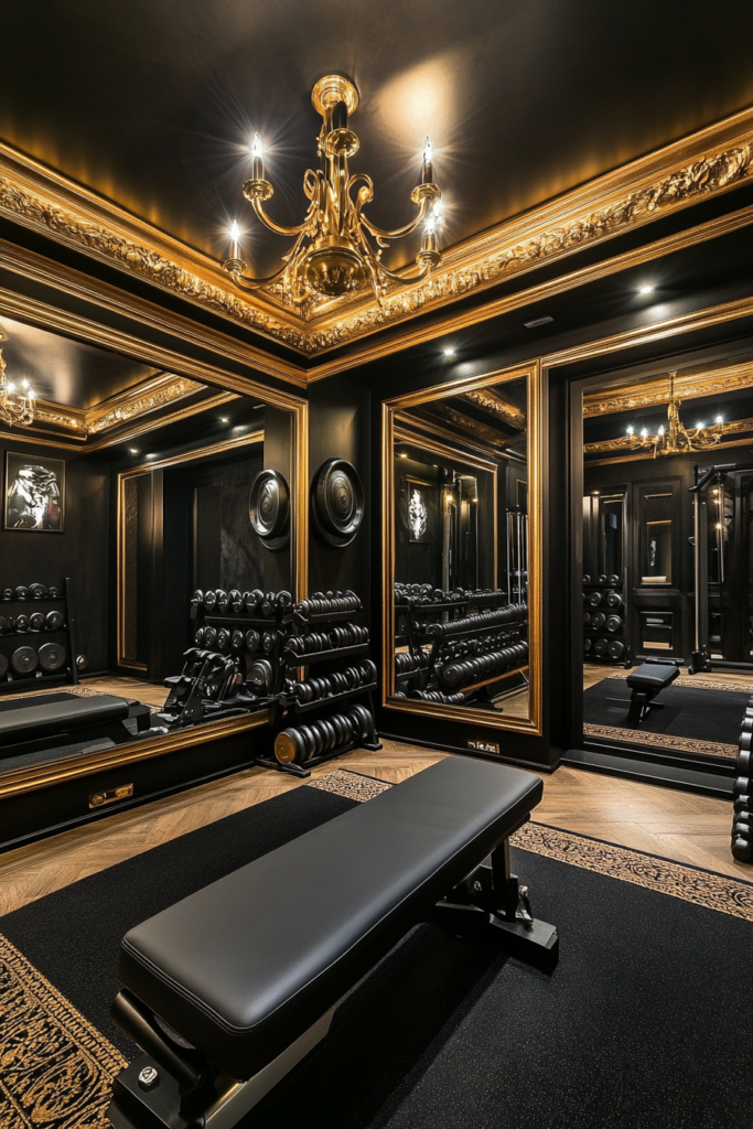 13. Gold or Black Framed Mirrors for a Luxe Look