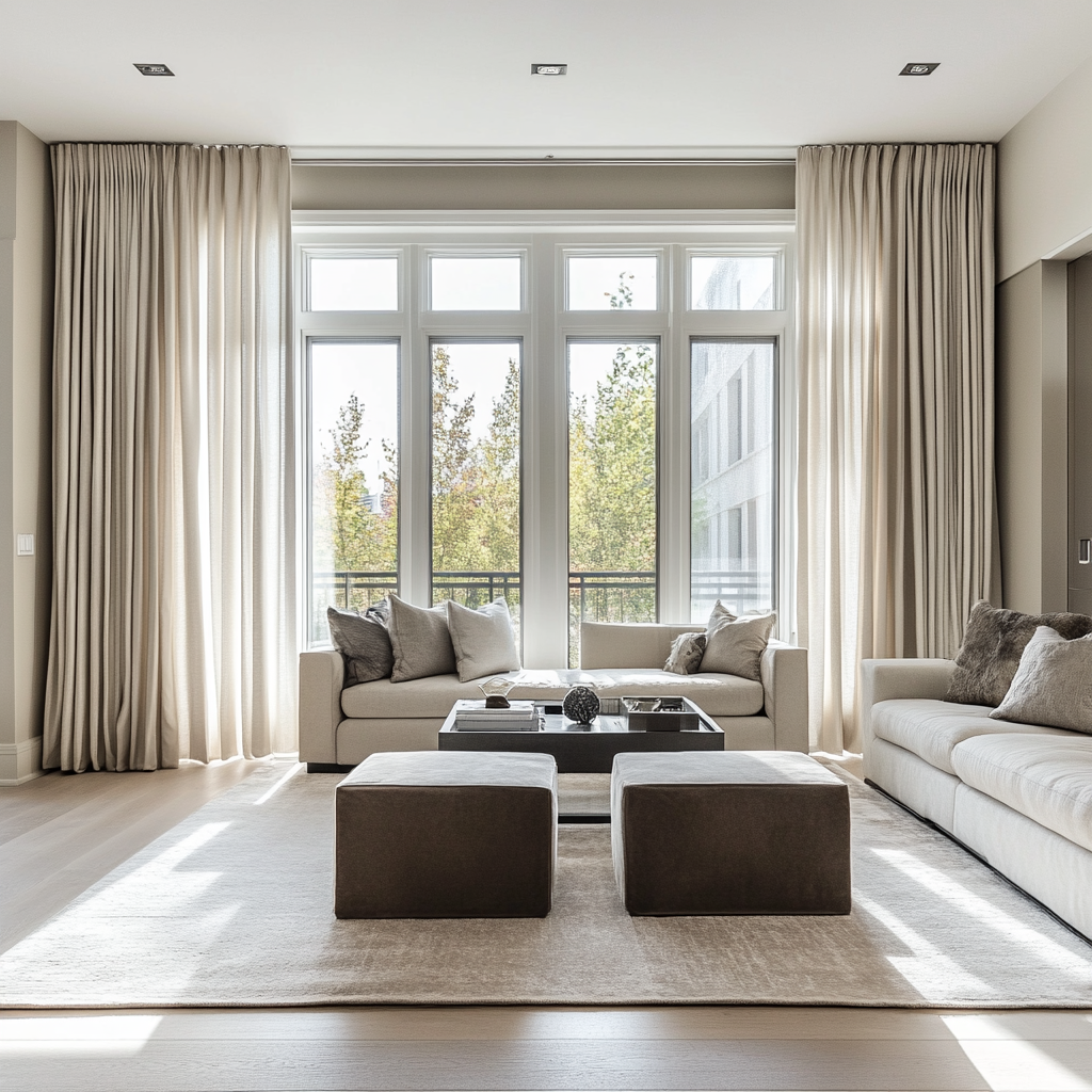 13. Hang Curtains High and Wide