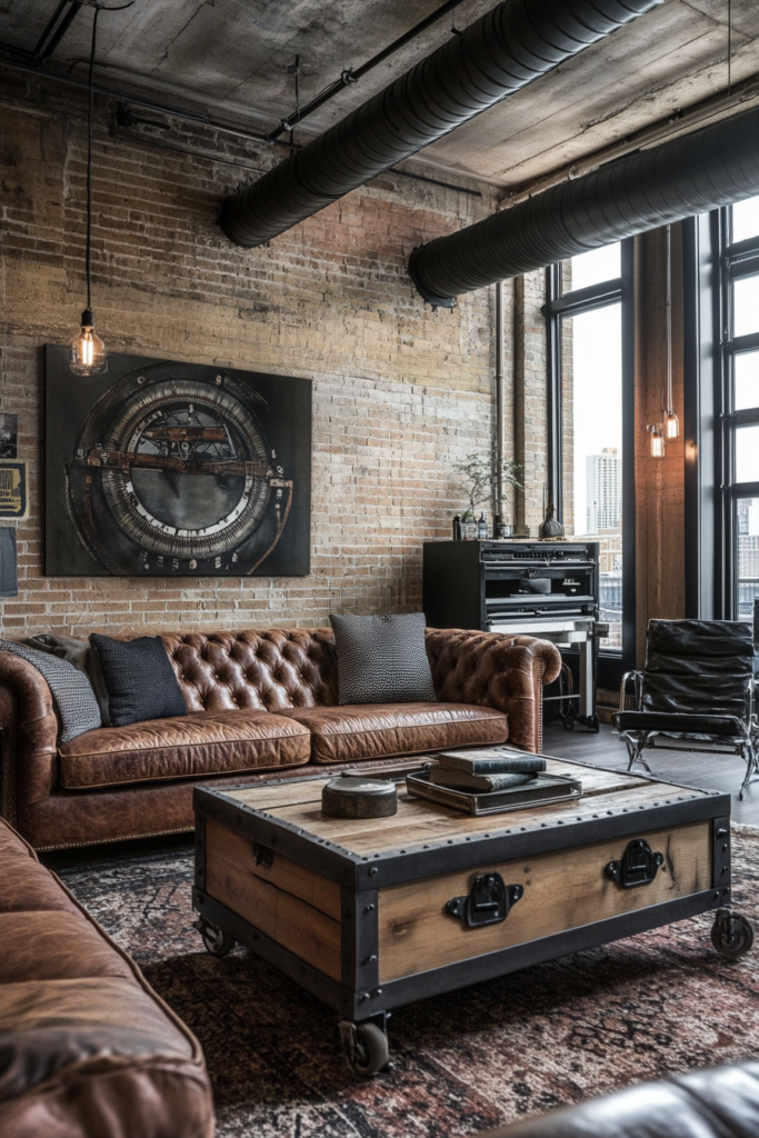 13. Industrial-Inspired Design for an Edgy Look