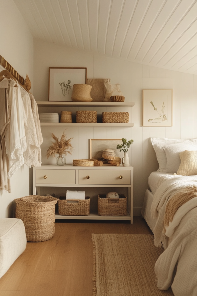 13. Organized and Aesthetic Storage Solutions