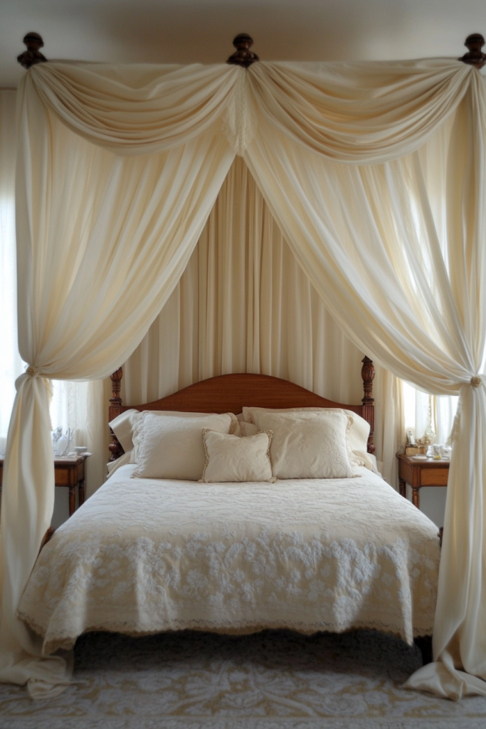 14. Add a Touch of Elegance with a Canopy