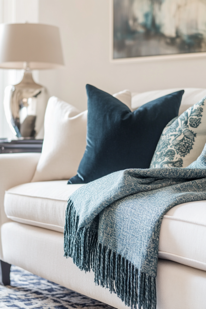 14. Decorative Throws: Cozy Layers