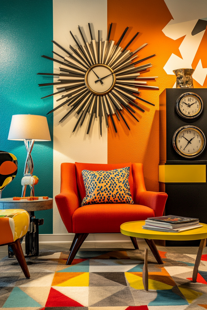 14. Use Retro Wall Clocks