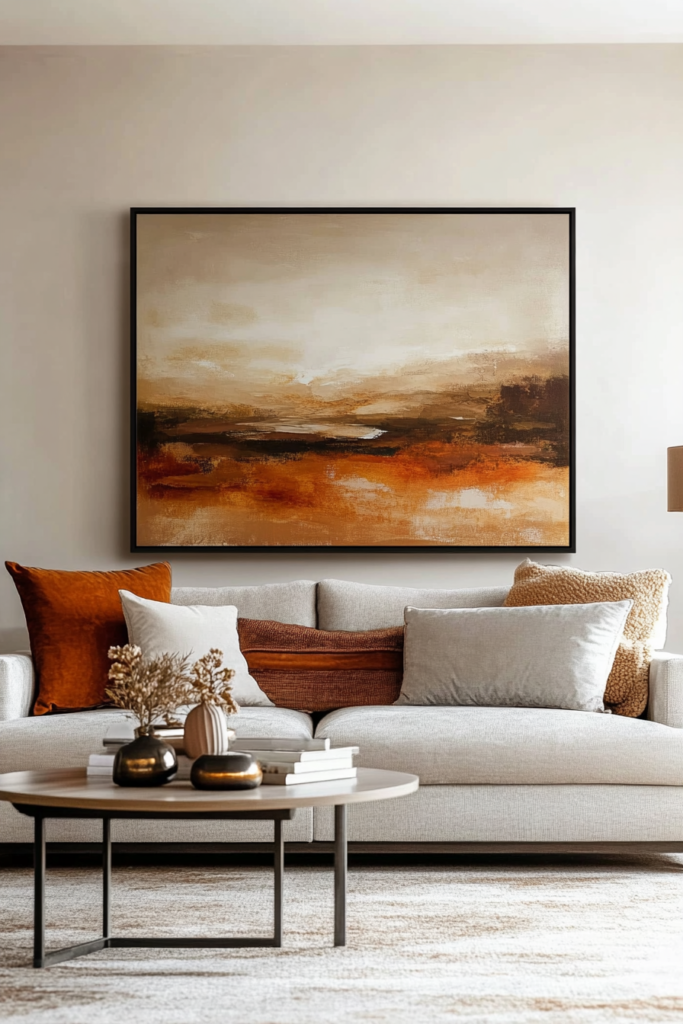 15. Art with Earthy Tones