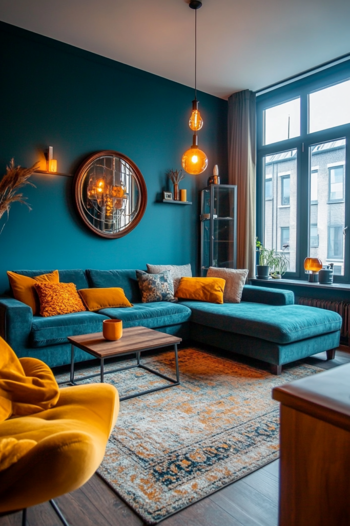 15. Deep Teal: Mysterious and Chic