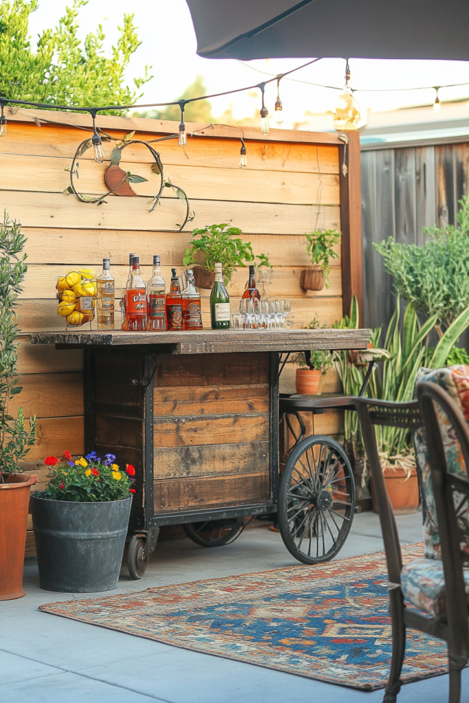 15. Outdoor Bar for Entertaining