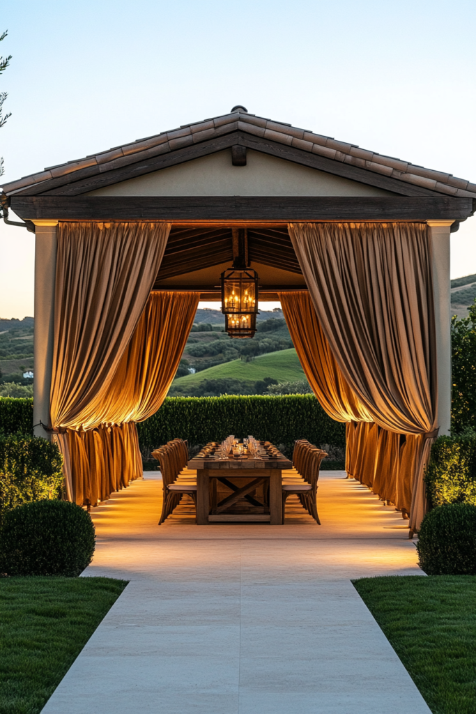 15. Outdoor Pavilions: Grand and Majestic