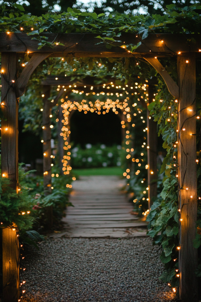 15. Vertical Vines: Climbing Light