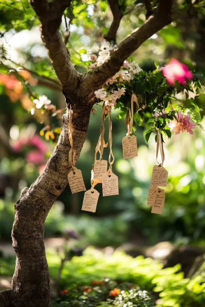 15. Wishing Tree Instead of a Guest Book