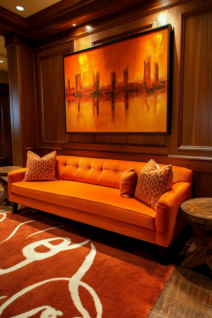 15. Wood and Orange Combo