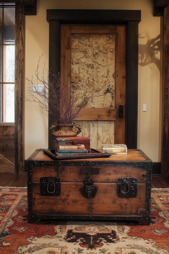 16. A Vintage Trunk for Old-World Charm