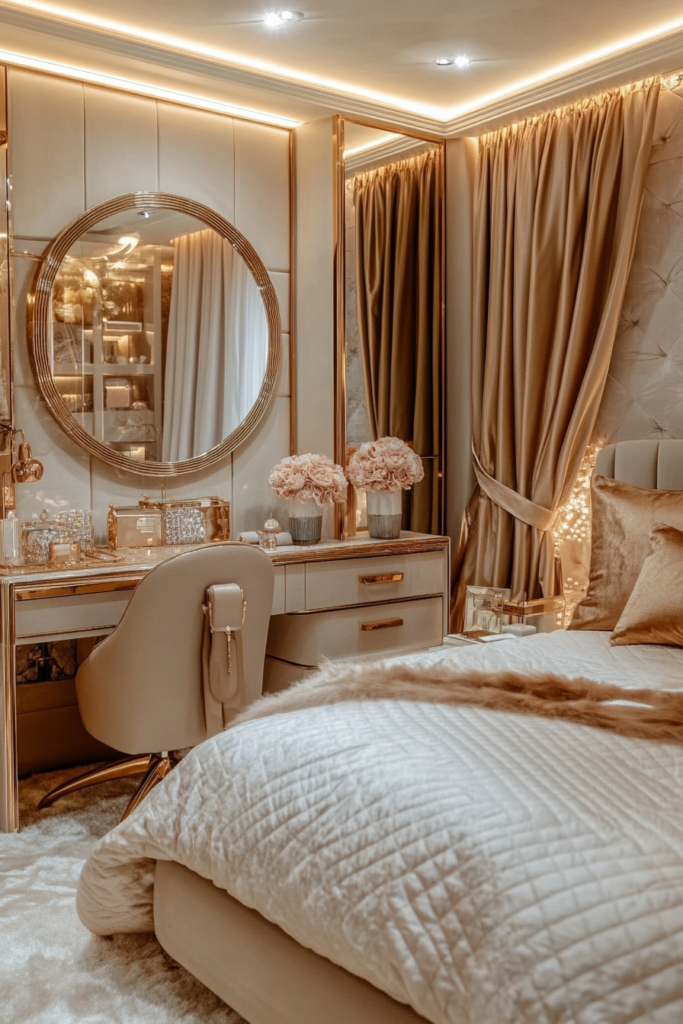 16. Gold or Rose Gold Accents