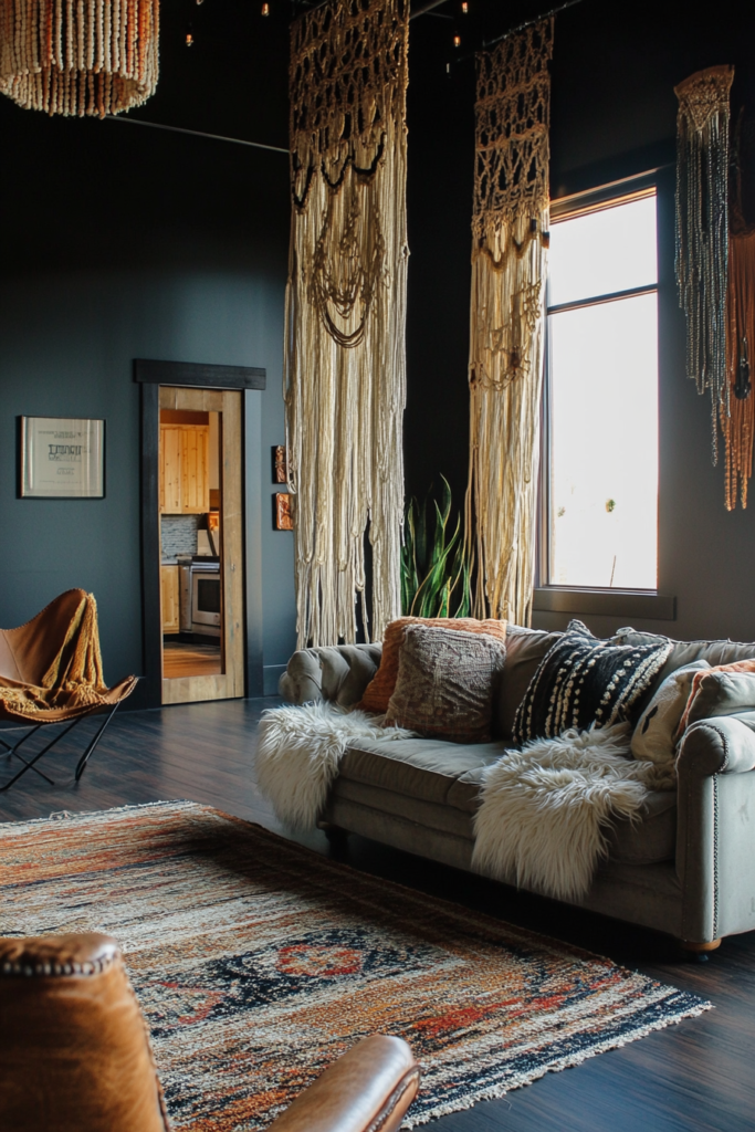 16. Hang Beaded or Fringe Curtains