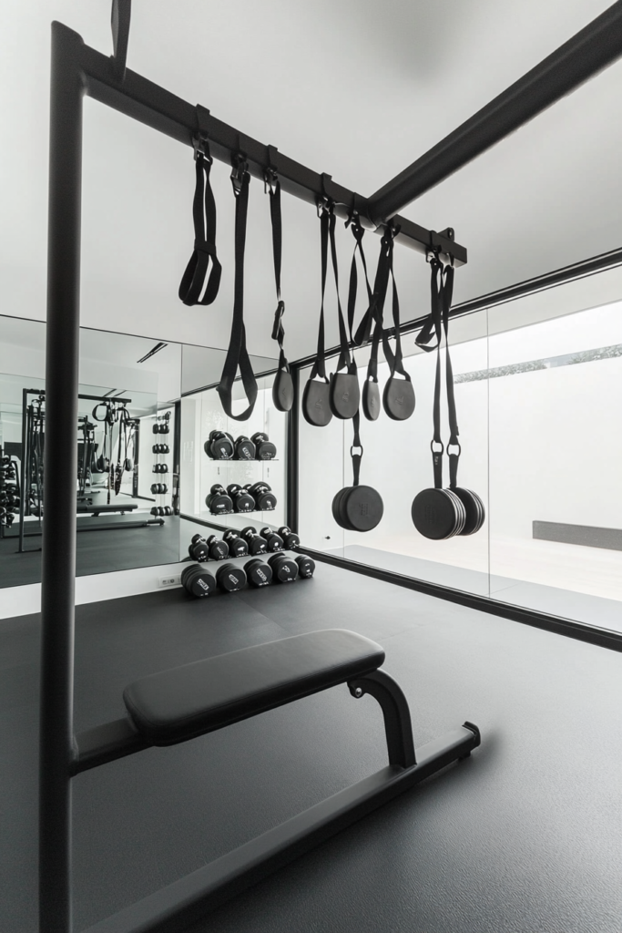 16. Minimalist Home Gym