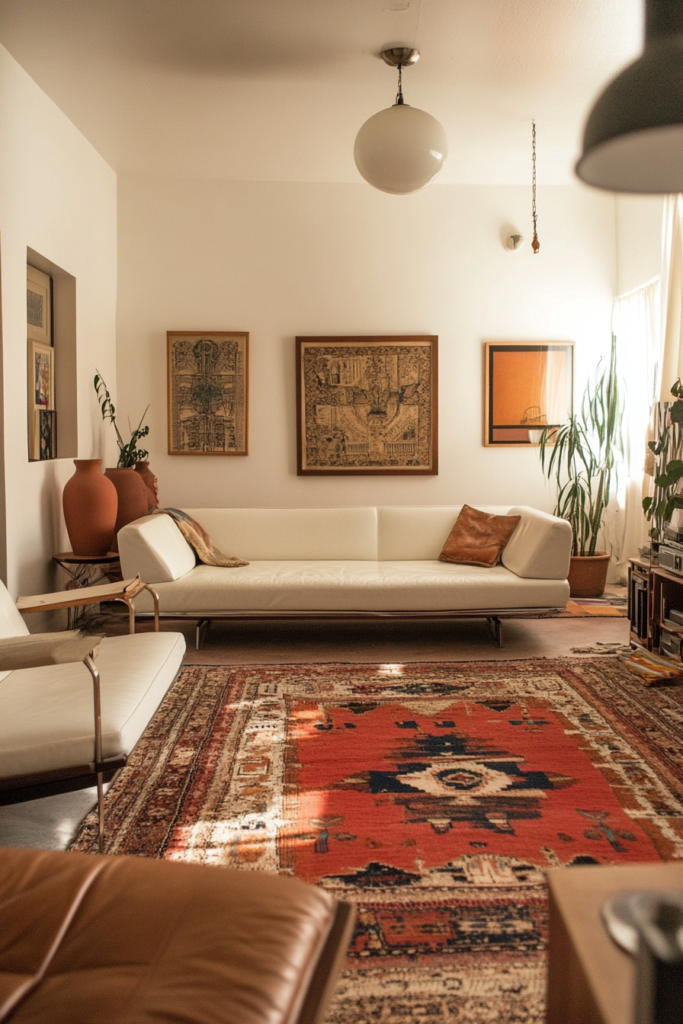 16. Mixing Modern and Vintage Styles