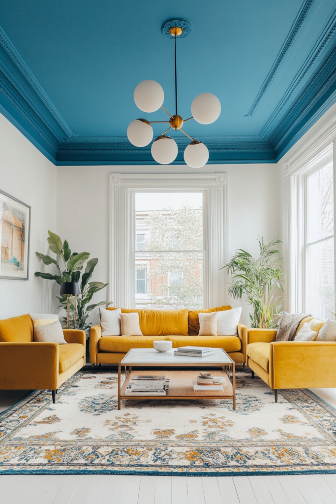 16. Paint the Ceiling a Fun Color