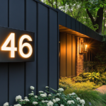 17 Modern House Number Sign Ideas f