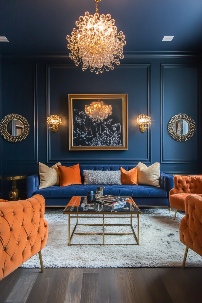 17. Metallic Accents