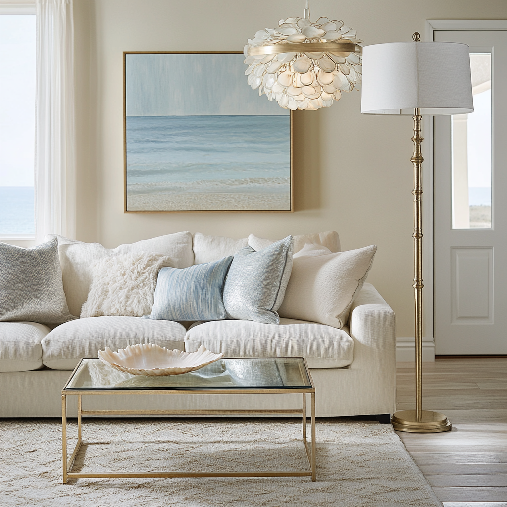 17. Subtle Metallic Accents for a Hint of Glam